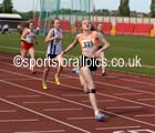 Under-15 girls 200 metres at the North Eastern Championships, Gateshead International Stadium.  Photos: David T. Hewitson/Sports for All Pics
